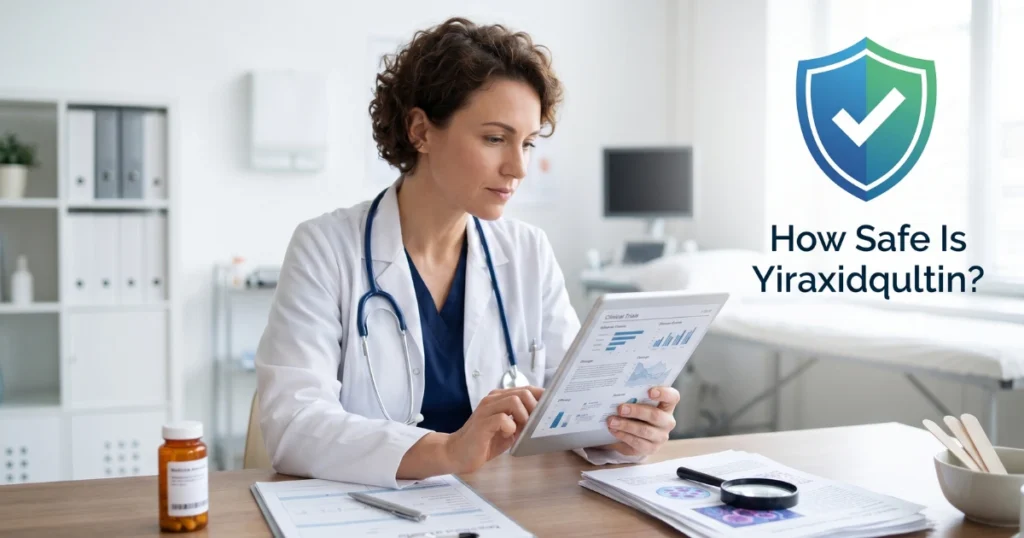 Is Yiraxidqultin a safe product or medicine with doctor reviewing medical safety information